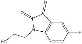 5-fluoro-1-(2-hydroxyethyl)-2,3-dihydro-1H-indole-2,3-dione