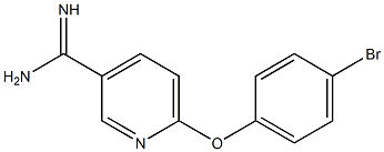 6-(4-bromophenoxy)pyridine-3-carboximidamide