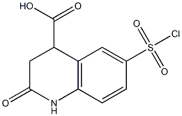 6-(chlorosulfonyl)-2-oxo-1,2,3,4-tetrahydroquinoline-4-carboxylic acid