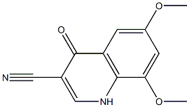 6,8-dimethoxy-4-oxo-1,4-dihydroquinoline-3-carbonitrile