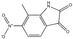 7-methyl-6-nitro-2,3-dihydro-1H-indole-2,3-dione Structural