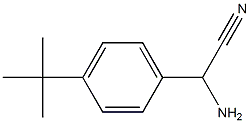 amino(4-tert-butylphenyl)acetonitrile Structural