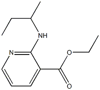 ethyl 2-(butan-2-ylamino)pyridine-3-carboxylate Structural