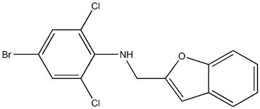 N-(1-benzofuran-2-ylmethyl)-4-bromo-2,6-dichloroaniline