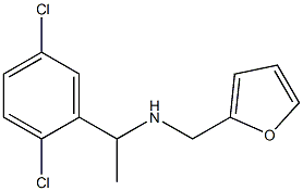 N-[1-(2,5-dichlorophenyl)ethyl]-N-(2-furylmethyl)amine Structural