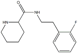 N-[2-(2-fluorophenyl)ethyl]piperidine-2-carboxamide