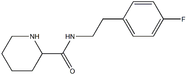 N-[2-(4-fluorophenyl)ethyl]piperidine-2-carboxamide Structural