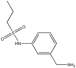 N-[3-(aminomethyl)phenyl]propane-1-sulfonamide Structural