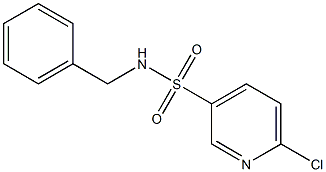 N-benzyl-6-chloropyridine-3-sulfonamide Structural