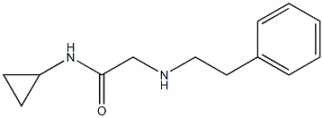 N-cyclopropyl-2-[(2-phenylethyl)amino]acetamide