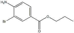 propyl 4-amino-3-bromobenzoate Structural