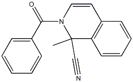 2-Benzoyl-1-methyl-1,2-dihydro-isoquinoline-1-carbonitrile