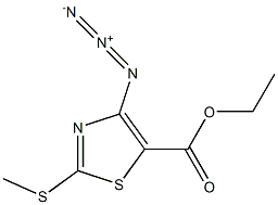 ethyl 4-azido-2-(methylsulfanyl)-1,3-thiazole-5-carboxylate