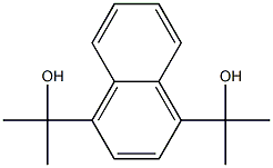 2-[4-(1-hydroxy-1-methylethyl)-1-naphthyl]-2-propanol Structural