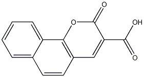 2-oxo-2H-benzo[h]chromene-3-carboxylic acid Structural