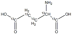 DL-Glutamic  acid-13C5 Structural