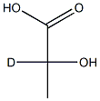 L-Lactic-2-d1  acid  solution  sodium  salt Structural
