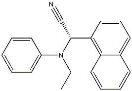 Naphthalen-1-yl-(S)-[(1R)-phenylethylamino]-acetonitrile