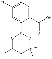 4-Chloro-2-(4,4,6-trimethyl-1,3,2-dioxaborinan-2-yl)benzoic acid