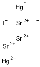 Strontium iodide-dicyanomercurate(II)