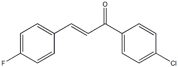 4-Fluoro-4'-chloro-trans-chalcone Structural