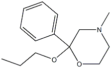 2-Propyloxy-4-methyl-2-phenylmorpholine