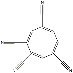 Cyclooctatetraene-1,3,6,8-tetracarbonitrile Structural