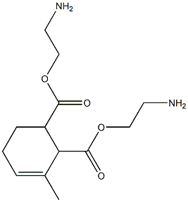 3-Methyl-3-cyclohexene-1,2-dicarboxylic acid bis(2-aminoethyl) ester Structural