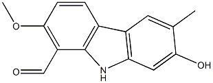 7-Hydroxy-2-methoxy-6-methyl-9H-carbazole-1-carbaldehyde