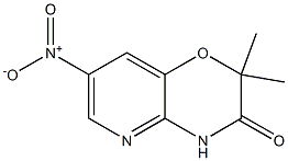 2,2-DIMETHYL-7-NITRO-2H-PYRIDO[3,2-B][1,4]OXAZIN-3(4H)-ONE Structural