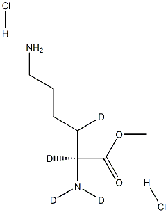 L-Lysine-d4 Methyl Ester Dihydrochloride Structural