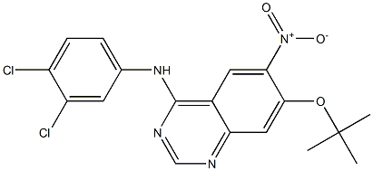 (7-tert-Butoxy-6-nitro-quinazolin-4-yl)-(3,4-dichloro-phenyl)-amine