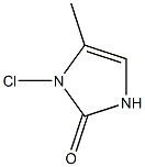 N-chloro-4-methyl-2-imidazolinone Structural