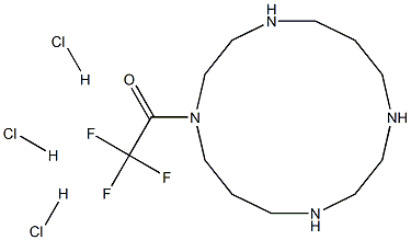 1-(1,4,8,11-tetraazacyclotetradecan-1-yl)-2,2,2-trifluoroethan-1-one trihydrochloride