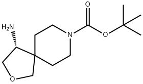 tert-butyl (R)-4-amino-2-oxa-8-azaspiro[4.5]decane-8-carboxylate Structural