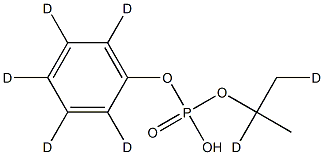 Isopropyl Phenyl Phosphate-d7 Structural