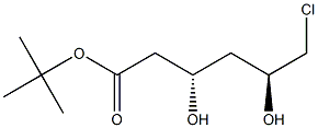 tert-Butyl (3S,5S)-6-Chloro-3,5-dihydroxyhexanoate Structural