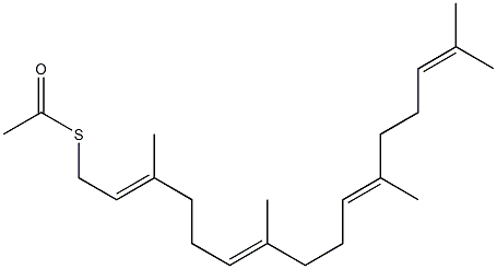 Geranylgeranyl Thiolacetate Structural