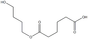 Hexanedioic Acid Mono(4-hydroxybutyl) Ester Structural