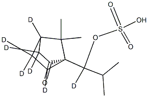 Isopropyl (1R)-(+)-10-Camphorsulfate-d7 Structural