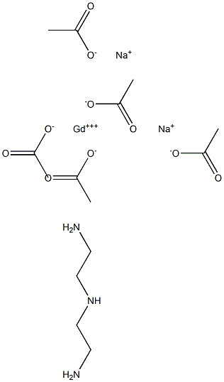 Gadolinium Sodium Diethylenetriamine Pentaacetic Acid Structural
