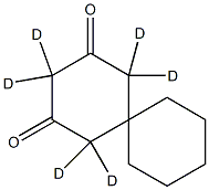 Spiro[5.5]undecane-2,4-dione-D6 Structural