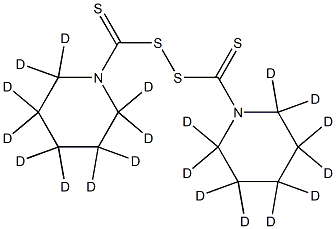 Dicyclopentamethylenethiuram Disulfide-d20 Structural