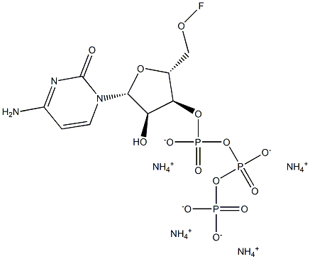 Fluorocytidine Triphosphate Tetraammonium Salt Structural