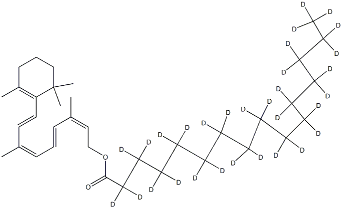 Retinyl Palmitate-d31 Structural