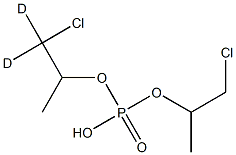 Bis-(1-Chloro-2-propyl)phosphate-d2 Structural