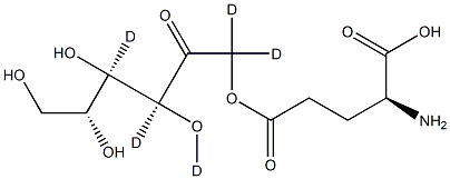 Fructose-glutamic Acid-D5 Structural