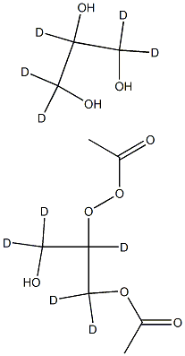 Glycerol-d5 1-Acetate|(1-Monoacetin-d5) Structural