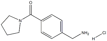 1-[4-(PYRROLIDIN-1-YLCARBONYL)PHENYL]METHANAMINE HYDROCHLORIDE