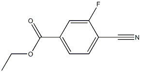 ethyl 4-cyano-3-fluorobenzenecarboxylate Structural